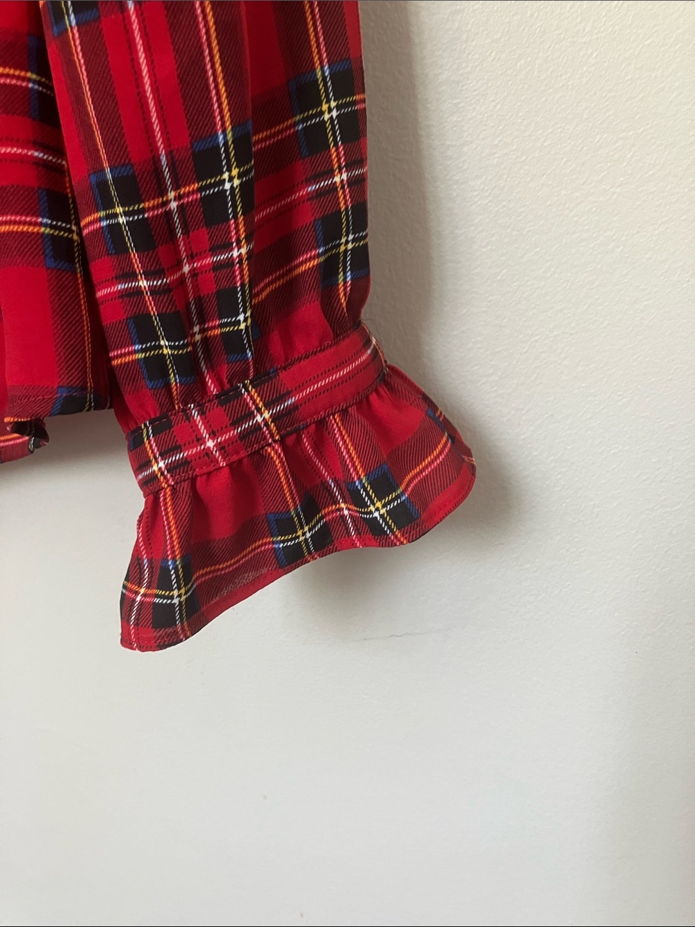 J. Crew Red Tartan Blouse - Picture 4 of 7